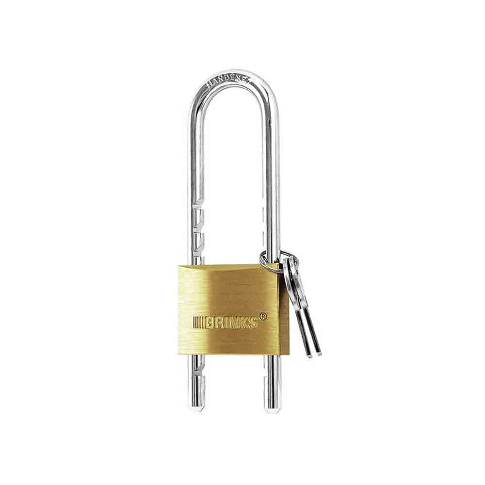 Solid Brass Adjustable Shackle Padlock