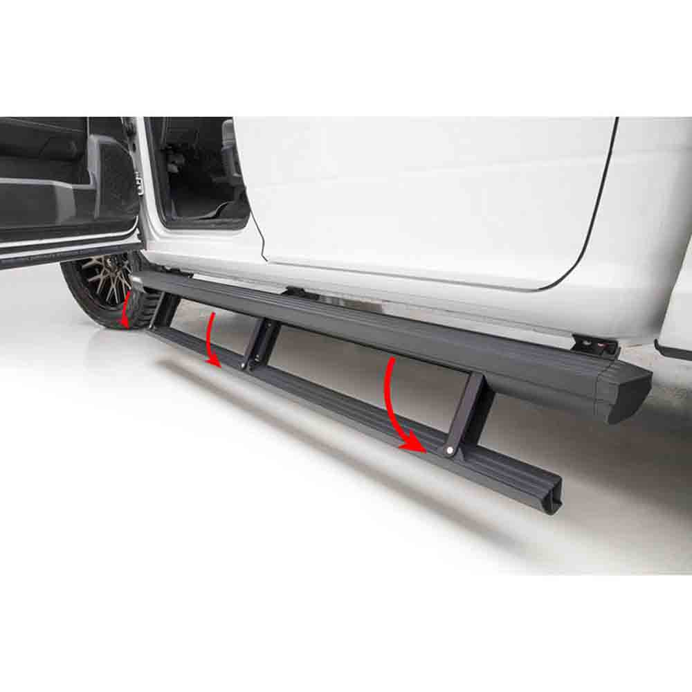2005-2020 Toyota Tacoma Crew Cab Pickup Aries ActionTrac Powered Running Boards