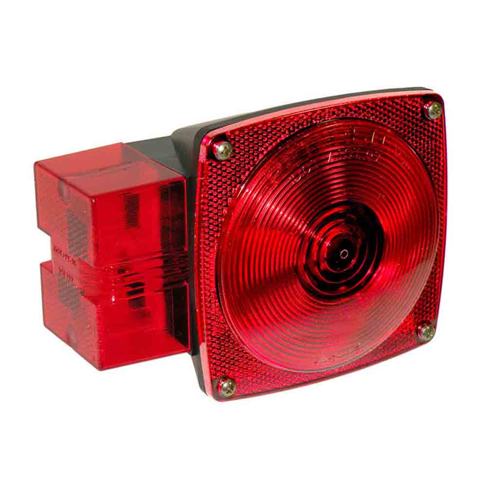 Square "Over 80" Wide Combination Tail Light - Left