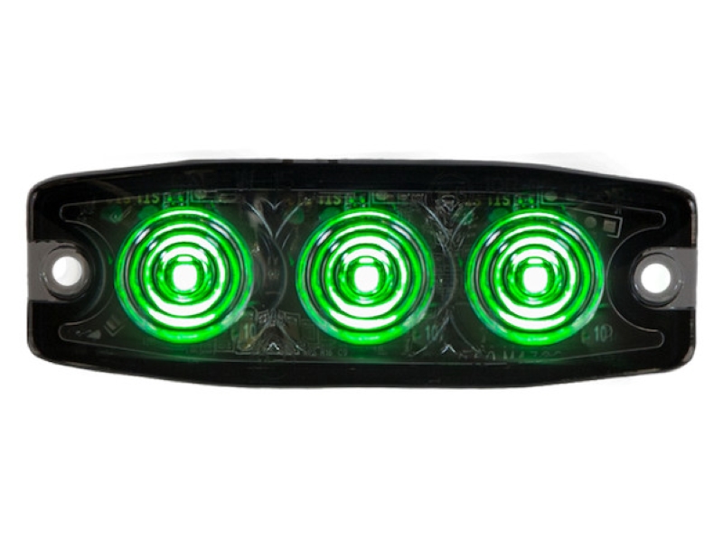 Green Ultra Thin 3.5 Inch LED Strobe Light