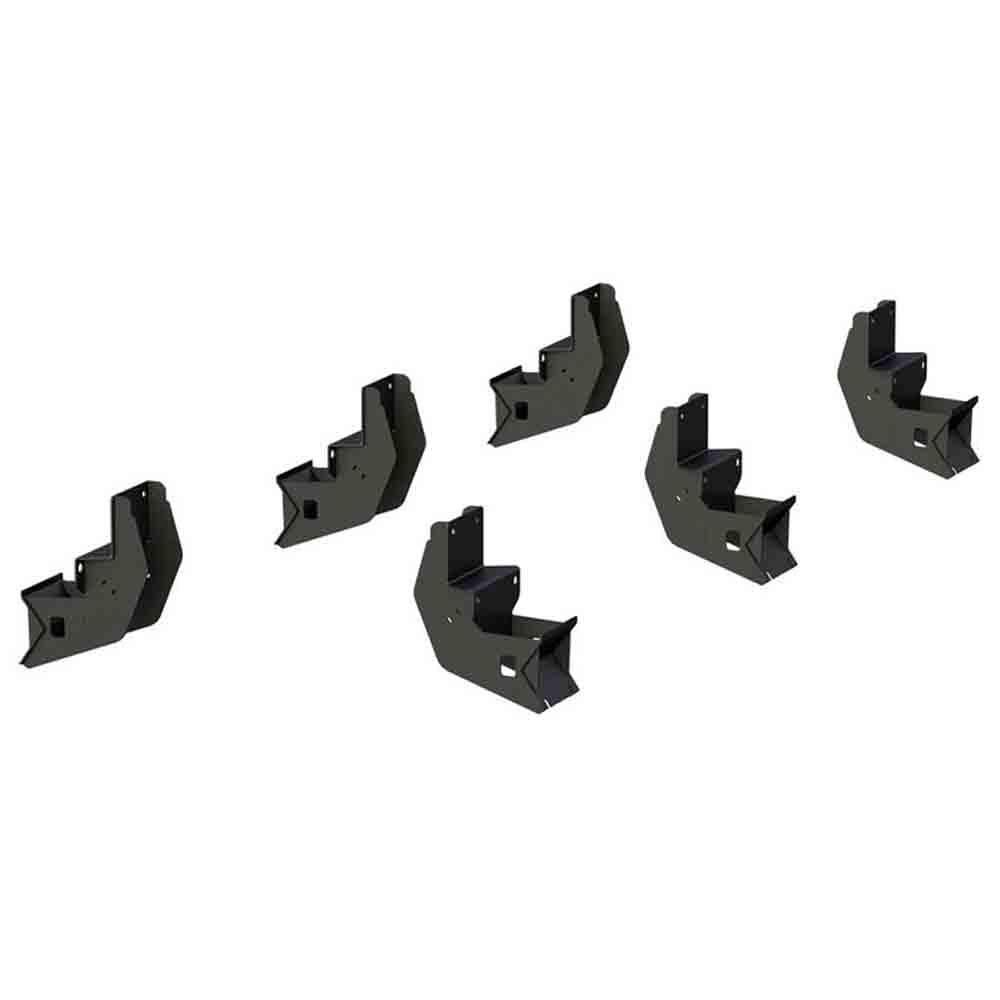 Select Ford F-150, F-250 SD, F-350 SD, F-450 SD Crew Cab Pickup Models Aries Mounting Brackets for ActionTrac