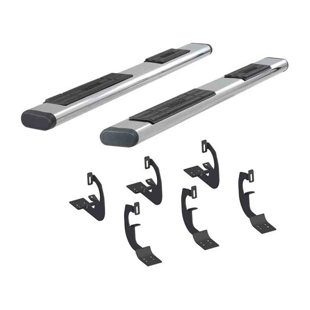 Select Chevrolet & GMC Extended Cab Pickup Models Aries 6 Inch Oval Side Bars