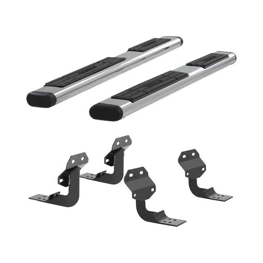 Select Ford F-150, F-250 SD, F-350 SD, F-450 SD, F-550 SD Models Aries 6 Inch Oval Side Bars