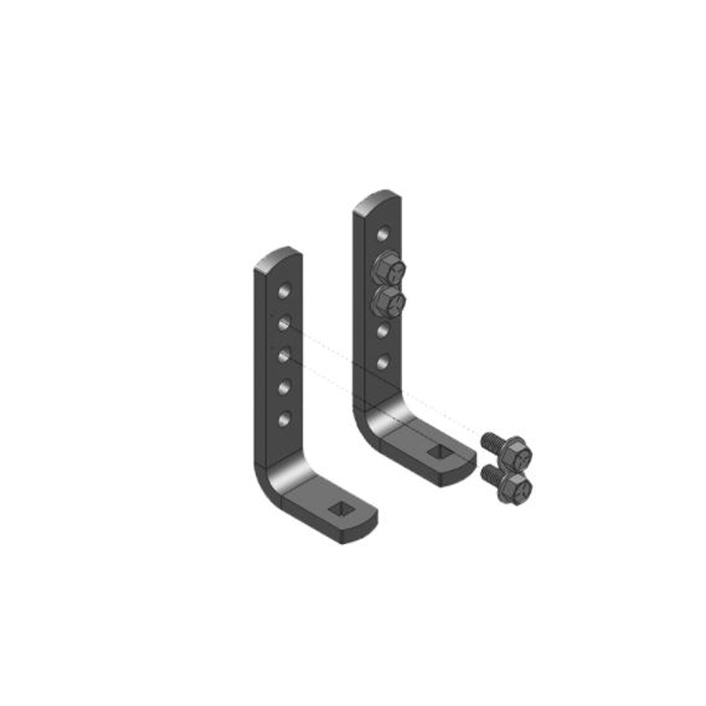 Blue Ox BXW4072 KIT, Replacement L Brackets Fit Track Pro & 2 Point Weight Distribution Hitches
