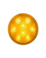 4 Inch Round LED Trailer Tail Light - Amber