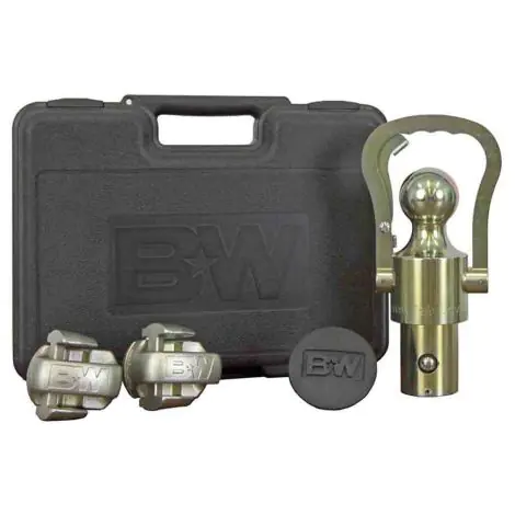 【2plan】23FW★ [MADE] 014 A 2-way surgical ball chain NC B&W GNXA2062 OEM Gooseneck Ball & Safety Chain Kit - fits