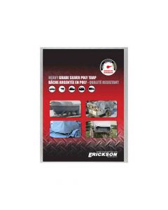 8 ft. x 10 ft. Heavy Grade Silver Poly Tarp