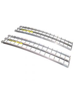 5 Feet x 12 Inch Arched Aluminum Loading Ramps