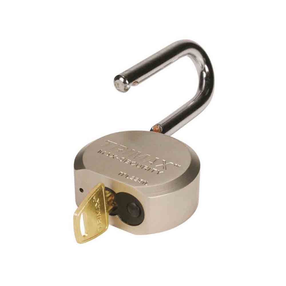 Trimax Commercial Grade Hardened Chrome Steel Padlock - Single - 1-1/4